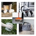 thumbnail image 3 of 100pcs Larger Shower Caps Disposable Waterproof Plastic Elastic Hair Bath Caps, 3 of 5