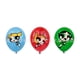 thumbnail image 5 of Globos de Las Chicas Superpoderosas, globos de látex de heroína de dibujos animados, suministros para feliz cumpleaños de la chica heroína, pancarta, adorno para tarta, decoraciones para fiesta, 5 of 5