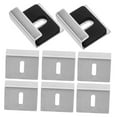 thumbnail image 5 of LABSERRON 8pcs Heavy Duty Mirror Clips Glass Holder For Thick Mirrors Secure Support For Bathroom Living And Garage, 5 of 8