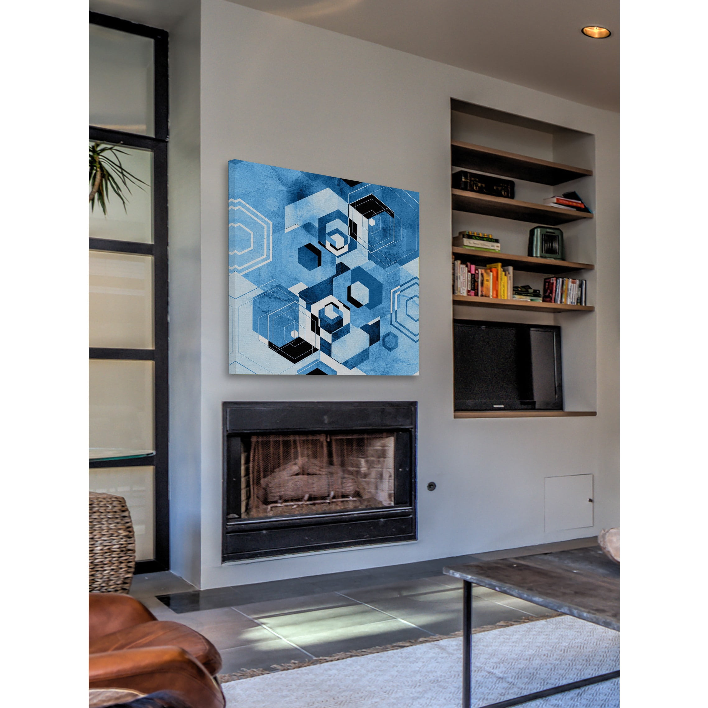 Marmont Hill - "Hexagon Display" Painting Print on Wrapped Canvas