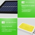 thumbnail image 3 of Single / Double Head Solar Chandelier Adjustable Brightness Lamp With Remote-controlled For Outdoor Indoor Garden Yard Lighting Double-head (warm light), 3 of 5