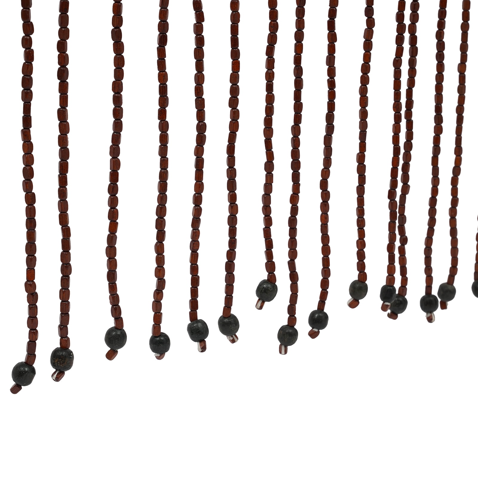 Door Beaded Curtain, Colorful Bamboo Wood Beaded Curtain, Handmade Doorway Bead String Curtain