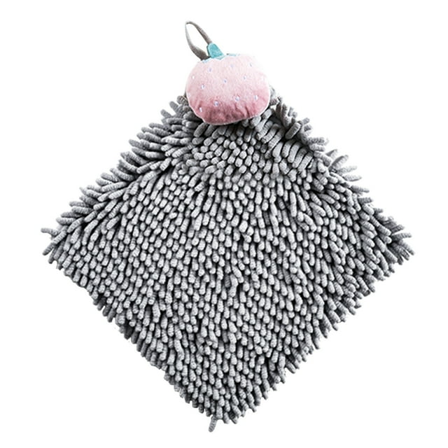 1PCS Cute Soft Hanging Hand Towels Funny Washcloths Absorbent Thick Kitchen Bathroom Microfiber Towel