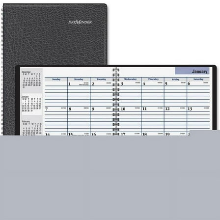 At A Glance  Monthly Planner 2016 for 14 Month - Wirebound, Black