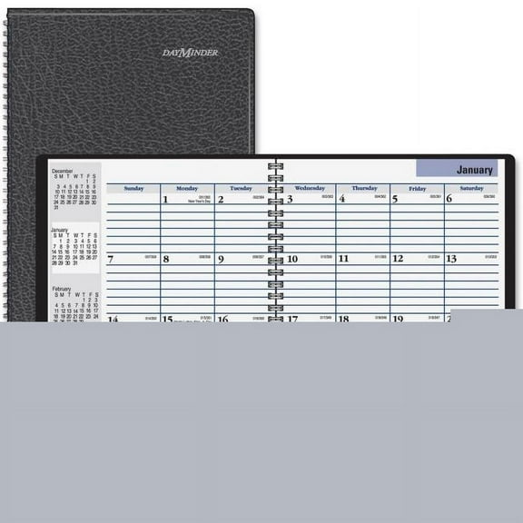 At A Glance  Monthly Planner 2016 for 14 Month - Wirebound, Black