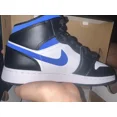thumbnail image 1 of Jo r-dan 1 mid royal blue, size 7 in men's., 1 of 5