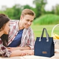 thumbnail image 4 of Clearance Lunch Bag under $5 Lunch Bag Insulated Thermal Food Storage Bag Portable Travel Working Bento Box, 4 of 5