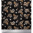thumbnail image 1 of Soimoi Cotton Duck Fabric Leaves & Floral Artistic Printed Craft Fabric by the Yard 42 Inch Wide, 1 of 1