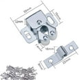 thumbnail image 5 of BUZIFU 20 PCS Door Catches Double Roller Strong Hold Cupboard Cabinet Door Catches with Screws, Cabinet Catch Door Latch for Home Furniture Cabinet Cupboard, 5 of 6