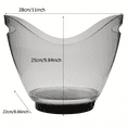 thumbnail image 4 of LED Ice Buckets 5L Clear Plastic Ice Bucket Large Capacity Light RGB Colorful LED Cooler with Lights for Champagne Wine Ice Beer Party Bar Club, 4 of 10