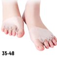 thumbnail image 1 of Silicone Toe Separators Corrector, Hallux Valgus Straightener for Bunion Relief, 1 Pair, 1 of 7