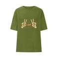 thumbnail image 3 of Neewe Women's T-Shirt Short Sleeve Crewneck Graphic Tees Printed Casual Summer Tops, 3 of 5