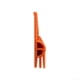 thumbnail image 1 of Efficient door bottom sealing strip, 4 m, TPE for noise and airflow reduction (Orange), 1 of 5