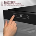 thumbnail image 5 of Schmecke 44 Bottle Compressor Wine Refrigerator, Large Freestanding Wine Cooler, Black, 5 of 8
