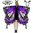 thumbnail image 1 of Shengyu Polyester Butterfly Wing Costume Set Stand Out At Costume Parties With Soft And Skin-friendly type+3 【168X135cm】, 1 of 6