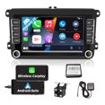 thumbnail image 1 of 2din 7 Pulgadas Android 10.0 Radio Estéreo De Coche for Vw, 1 of 6