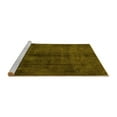 thumbnail image 2 of Ahgly Company Machine Washable Indoor Square Persian Yellow Traditional Area Rugs, 4' Square, 2 of 4
