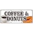 thumbnail image 2 of SignMission B-96 Coffee & Donuts Bannière Café & Beignets 36 x 96 Po - Beignets Chauds Frais Infusés Chauds, 2 of 4
