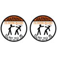 thumbnail image 1 of 2 - Pack | Warning to Avoid Injury Do Not Tell Me How to Do My Job©, 2-Pack (2 inch Circles) IMakeDecalsforYou 2" Circle Hard Hat Vinyl Decal car Sticker Do Not Tell Me How to Do My Job, 1 of 4