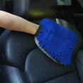 thumbnail image 5 of Double Sided Thick Fleece Car Wash Mitt Polyester Soft Lint Free Car Cleaning Glove Absorbent Scratch Free Vehicle Washing Wiping Tool Reusable Auto Care Supplies, 5 of 6