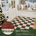 thumbnail image 6 of RUG ROBOT 5'x7' Christmas Rugs for Living Room, Washable Non-Slip Checkered Area Rugs for Dining Room, Bedroom, Soft Farmhouse Holiday Rug Geometric Xmas Accent Carpet Indoor Christmas Decor, 6 of 10