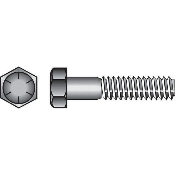 Hillman 1/2" Yellow Dichromate Grade 8 Steel Hex Head Cap Screw
