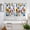 White, variant on Pink Purple Hummingbird Kitchen Curtains Window Panels, Spring Oil Painting Sunflowers Insulated Window Treatment Curtain, Grommet Curtains for Bedroom/Living Room/Bathroom, 2 Piece 52"Wx63"L