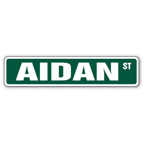 SignMission SS-AIDAN 4 x 18 in. Aidan Street Sign
