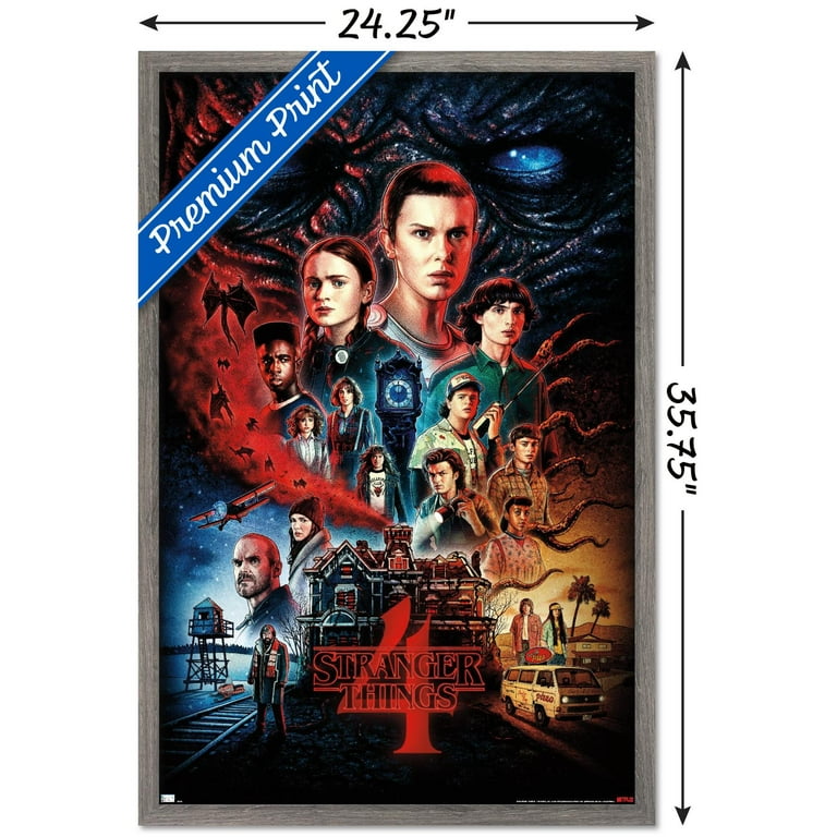 Netflix Stranger Things: Season One Sheet Wall Poster,