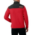 thumbnail image 5 of Men's Darius Rucker Collection by Fanatics Scarlet San Francisco 49ers Color Block Polar Fleece Full-Zip Jacket, 5 of 5