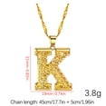 thumbnail image 4 of Xihbxyly Collar con Colgante de Cadena con 26 Letras y Nombre En Inglés para Mujer, 4 of 5