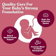Glow Prenatal Vitamins for Women – 20-in-1 Vital Nutrients for Healthy Pregnancy and Fetal Development – Folic Acid & Vegan DHA For Babys Growth & Comfortable Pregnancy – 60 Nourishing Capsules