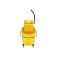thumbnail image 2 of Rubbermaid® WaveBreak™ Mop Bucket With Side Press Wringer, Yellow, 35 Quarts, 1 Bucket/Case, 2 of 8