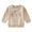 Khaki, variant on Girls Shirts Valentine'S Day Letter Prints Long Sleeve Kids Clothes Girls Tops Beige 18 Months-24 Months