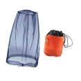 thumbnail image 4 of koolsoo Filet Facial en Maille avec Sac de Transport Filet de Protection de Tête pour Escalade Randonnée Pêche Bleu Marine G, 4 of 9