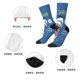 thumbnail image 5 of Balery Great White Shark Calcetas Largas con Estampado para Hombre y Mujer – Suaves y Transpirables, Talla Única (US 5-11), 5 of 6