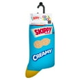 thumbnail image 5 of Cool Socks, Men's Funny Designer Novelty Socks, Skippy Creamy Crew, Adult Large, 5 of 6