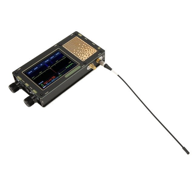 Receptor de radio de Onda Corta SDR, Receptor DSP SDR DE 50 KHz A 2GHz DE 3000 MAH BATERÍA ALTA SENBILIDAD SOPORTE 2 ANTENA PARA COMPUTADORA