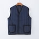 thumbnail image 1 of Chaleco para hombre de talla grande, de algodón, cálido y de terciopelo para invierno, 1 of 4