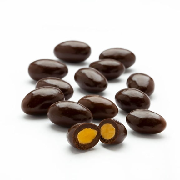 Dark Chocolate Almonds - 1 Pound (16 Ounces) - Gourmet Candy by CandyKorner