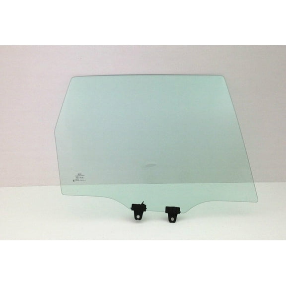 Passenger Right Side Rear Door Window Door Glass Compatible with Honda Fit 2009-2014 Models