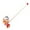 zebra, variant on Runquan Push Along Walking Toys Early Development Activity Toys Crawling Balance Toy tiger