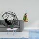 thumbnail image 2 of Escultura de arte de pared místico con elegante estatua de , figura de animal para escritorio y decoración del hogar, regalo perfecto para am, 2 of 8