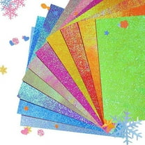 Paper Glitter Paper Gloss Paper for Crafts - 150 Sheets Paper Colourful Square Folding Paper for DIY