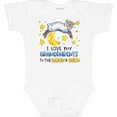 thumbnail image 3 of Inktastic I Love My Grandparents to the Moon and Back Cute Sheep Boys or Girls Baby Bodysuit, 3 of 5