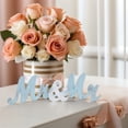 thumbnail image 1 of KONTONTY 1 Set Anniversary Table Props Blue Wooden Centerpiece for Wedding and Reception, 1 of 6