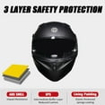 thumbnail image 4 of Full Face Helmet Motorbike Helmets, Waterproof Bluetooth Motorcycle Helmet, Modular Integrated Helmet with Anti-Fog Double Visor, Microphone, DOT Approved Helmet for Men, 4 of 7