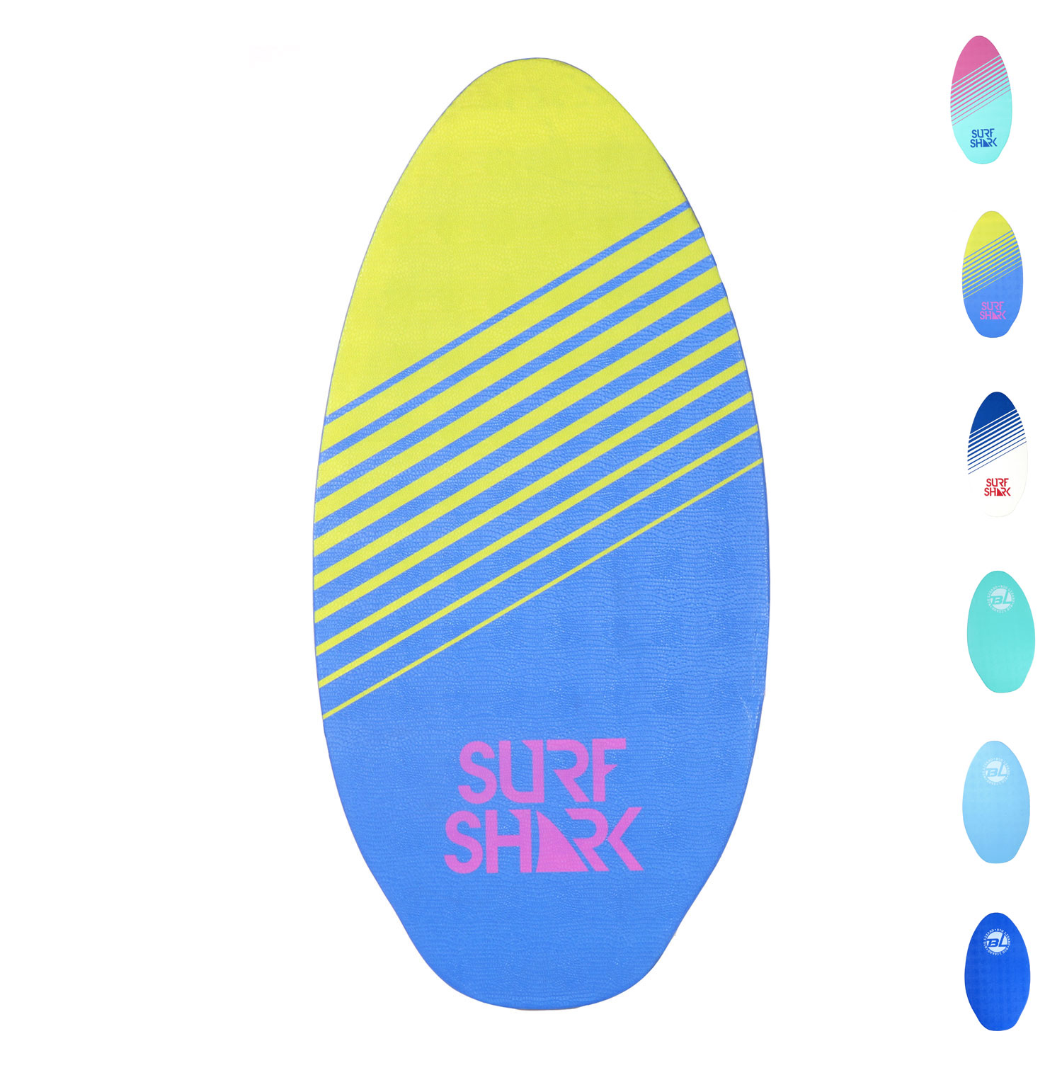 35 to 41 inch Deluxe Wood SkimBoards w/ EVA Traction Grip Pad for X