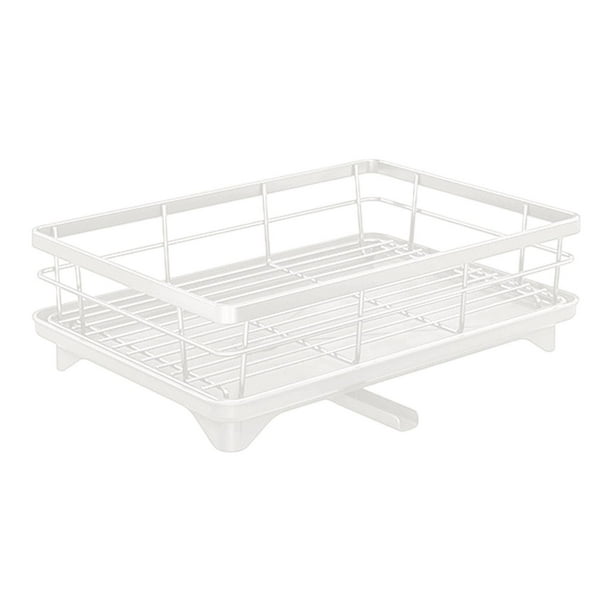 Escurreplatos de cocina, escurreplatos para apartamentos, cocinas y hogares. Blanco