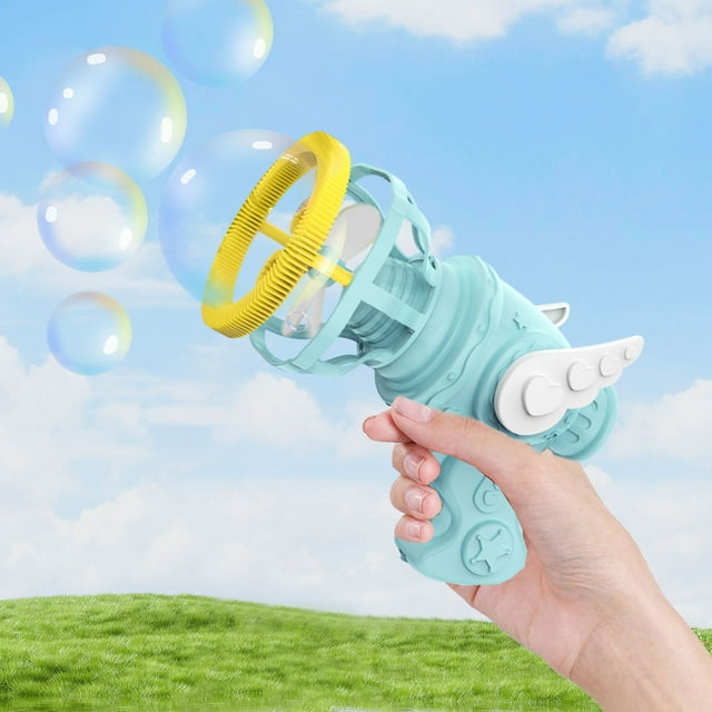YIMWNYI Handheld Bubble Blower, Fully Automatic Foam Blower with Colorful Foam Effect, Portable and Lightweight, Perfect for Outdoor Play, Family Gatherings, and Fun